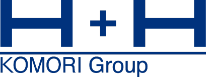 Logo H+H, Partner der Postpress Alliance